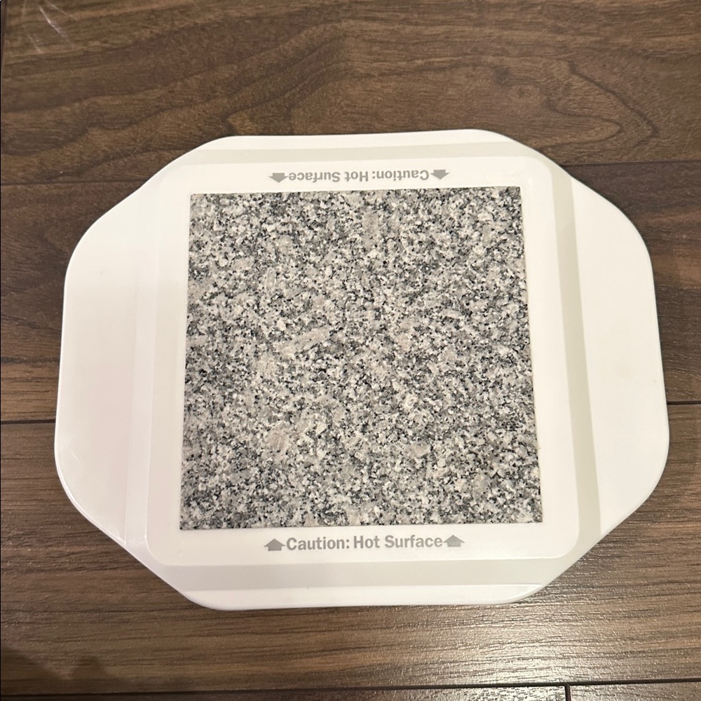🗺️ Vintage ORIGINAL "KEEP IT HOT" MICROWAVEABLE Tabletop by TELEBrands Hot Rock
